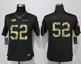 Women Limited Nike Green Bay Packers #52 Clay Matthews Anthracite Salute to Service Stitched Jersey,baseball caps,new era cap wholesale,wholesale hats